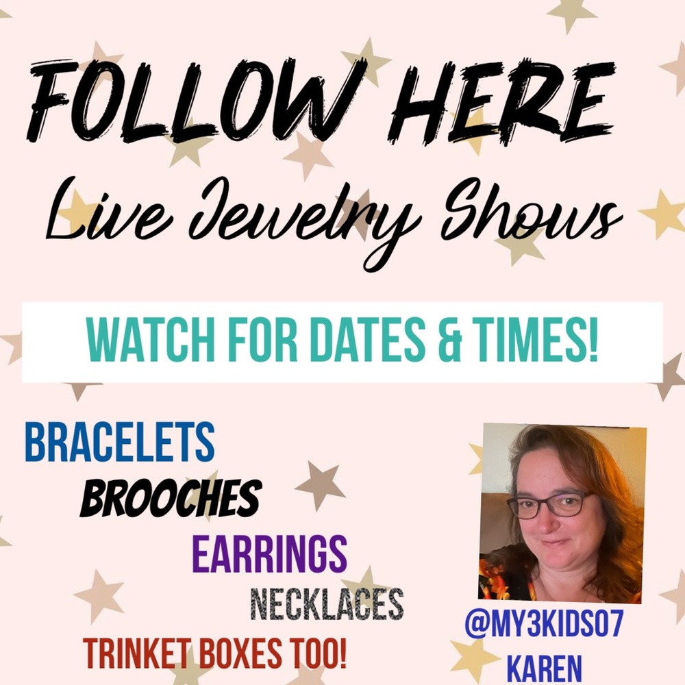 FOLLOW for JEWELRY w/Karen @my3kids07 - Picture 2 of 3